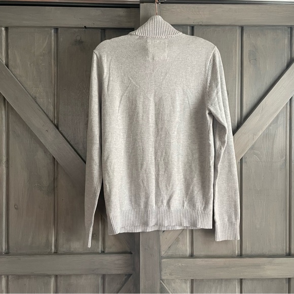 Hollister‎ Men’s Soft Knit Gray Turtle Neck Sweater Size L - Picture 6 of 6